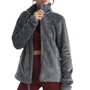 The North Face Gray Osito Silken Raschel Fleece Women's Jacket Size 3X